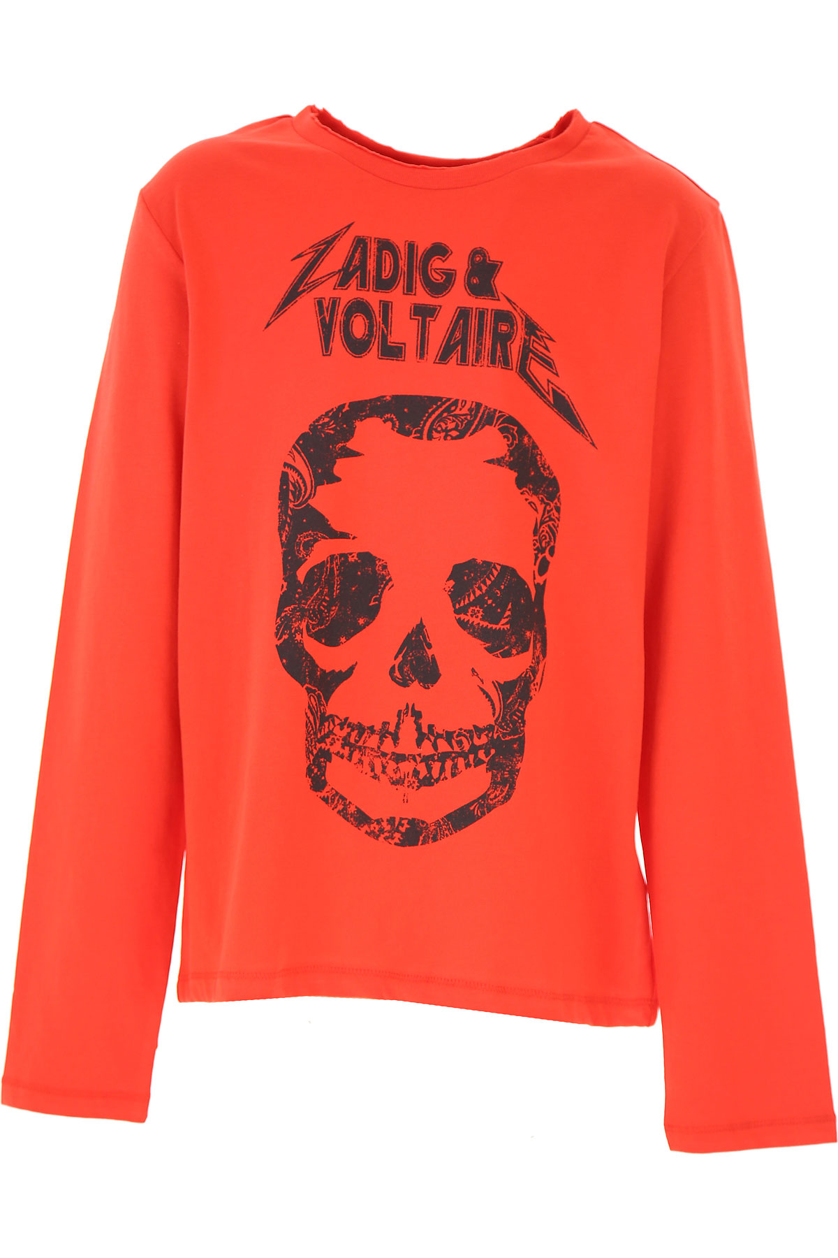 Zadig & Voltaire Kinder T-Shirt für Jungen Günstig im Sale, Rot, Baumwolle, 2017, 10Y 12Y 14Y 16Y 8Y