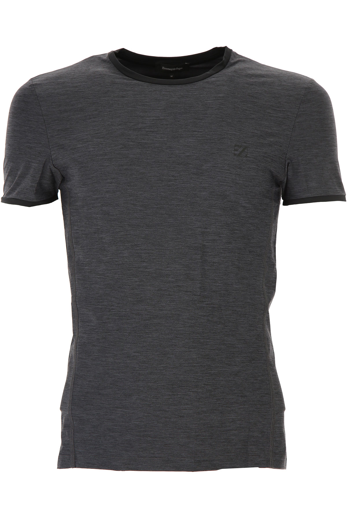 Ermenegildo Zegna T-shirt Homme , Gris foncé, Polyamide, 2017, S XL