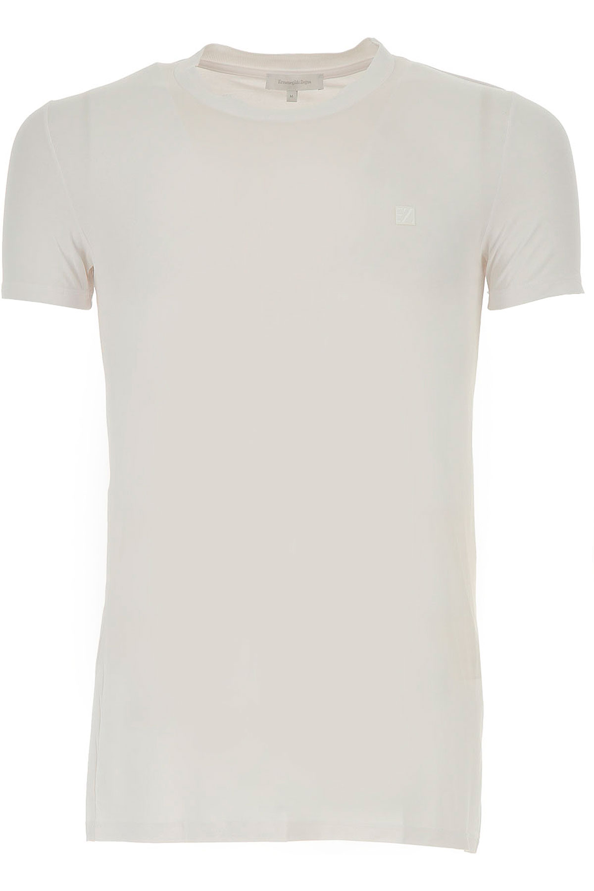 Ermenegildo Zegna T-shirt Homme , Blanc, Modal, 2017, M S XL
