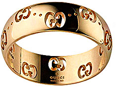 Gucci Women's Jewelry USA 7 1/2 (I 16 - GB O 1/2)