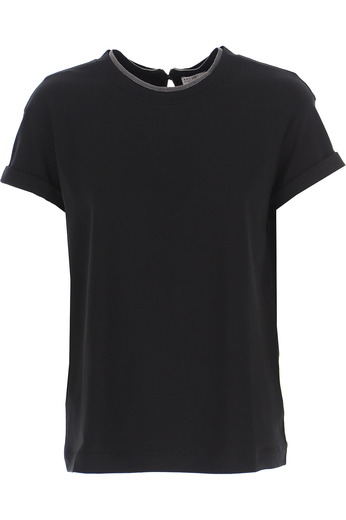 Brunello CucinelliBrunello Cucinelli T-Shirt for Women, Black, Cotton