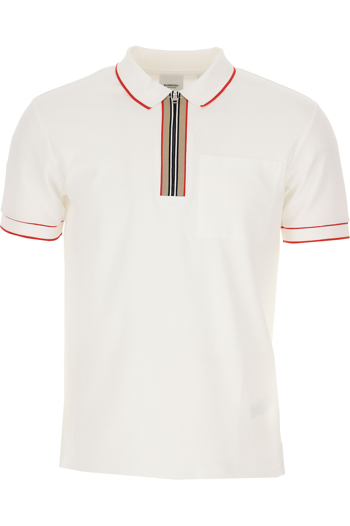 Must Have Burberry Polo Shirt for Men On Sale, White, Cotton, 2019, L M ...